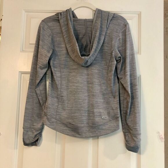 Danskin Girls Gray Hoodie Dri Fit Long Sleeve XL (14-16) - Picture 2 of 8